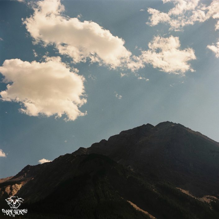 35mm - 120mm - Film - Mountain - Sunrays - Banff - Alberta - Photography